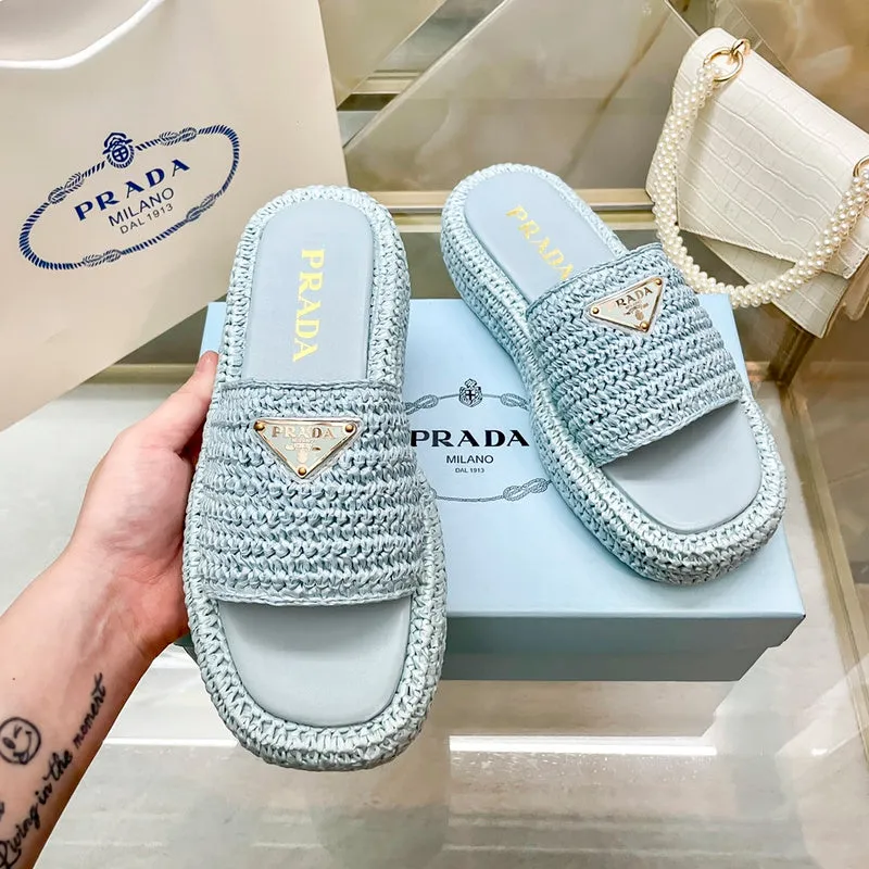 MJPS11 Leather Women High quality Slippers 35-41 shoes With box Nuk Slippers