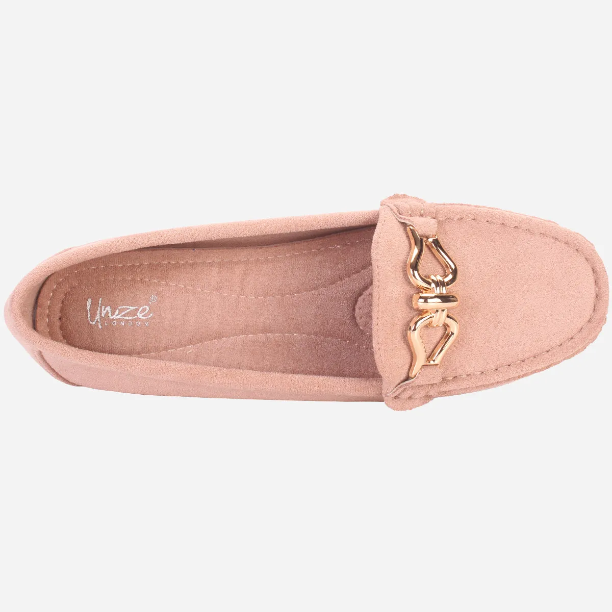 Womens "DOIRE" Flat Comfy Slide In Moccasins Washable Flat Shoes