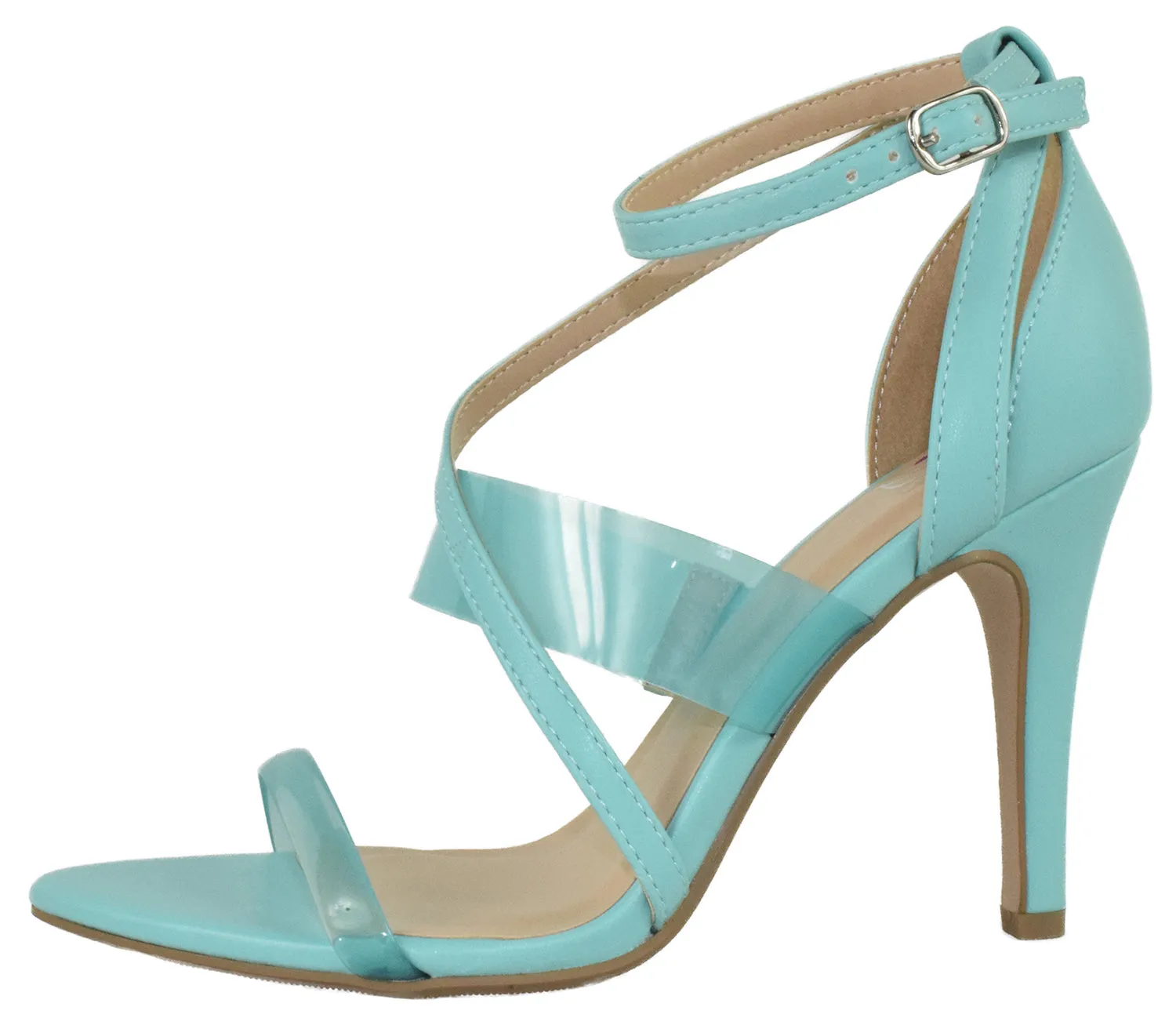High Heel Tennis Shoe LULU-S Light Teal Delicious