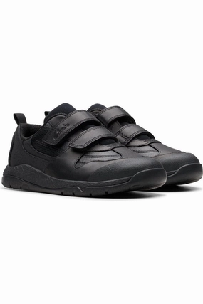 Buckle Closure Clarks Steggy 2 Pace Kid school shoe