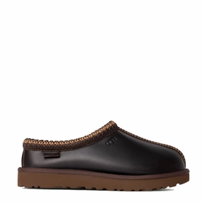 UGG Tasman Leather Regen Slipper Ironwood Knit Upper Comfortable insoles