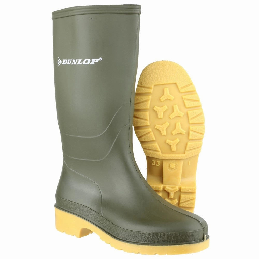 Dunlop Dulls Wellington Boot ReinforcedHeel Adventure Gear