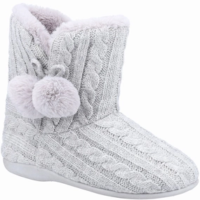 Fleet & Foster Apple Knitted Bootie Slipper Travel Shoes