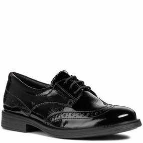 Comfortable Heel Geox J Agata D Senior School Shoes