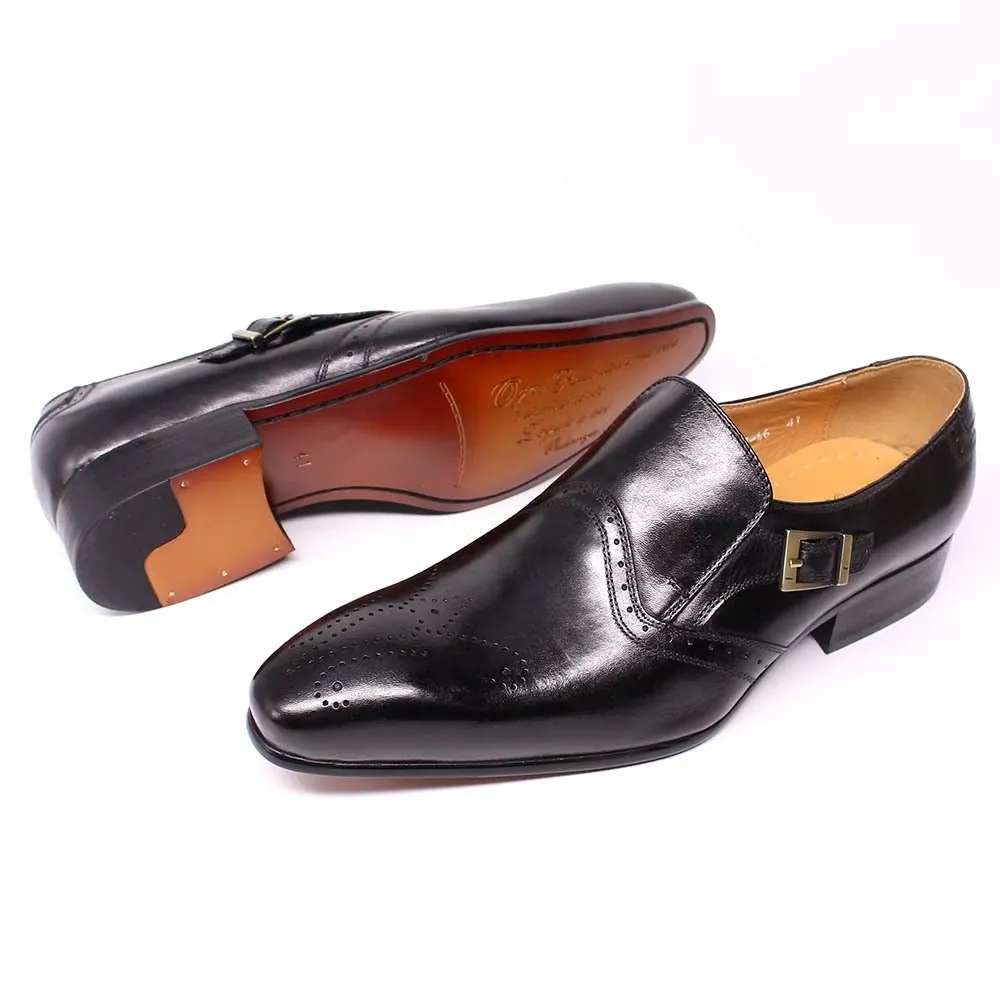 Monk's Zephyr Glide Slip-ons Dress Shoes With Platform