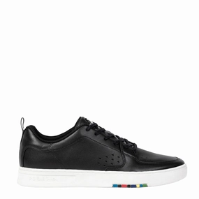 Paul Smith Leather 'Cosmo' Trainers Black Comfortable Cross Fit