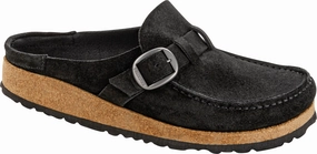 Birkenstock Buckley Black Suede 1017825 & 1017826 Comfort Solutions