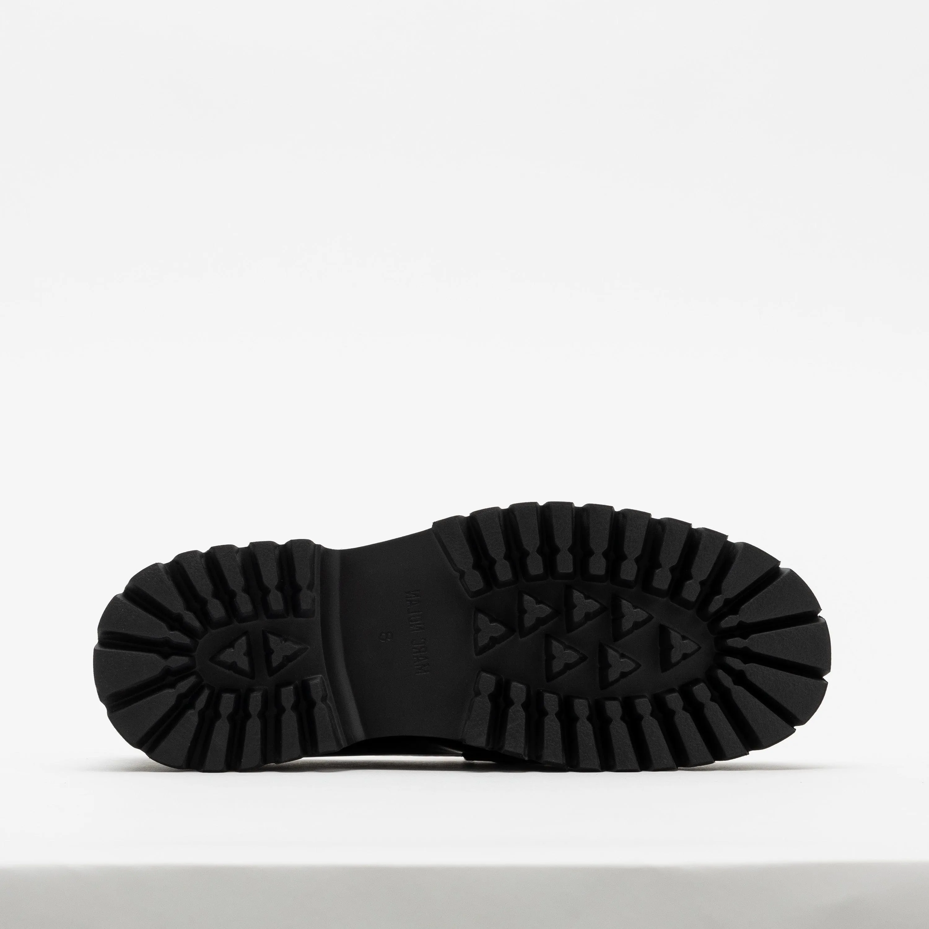 Black Suit With Loafers Ms. Boulevard Black/White Patent Leather Bit Loafers