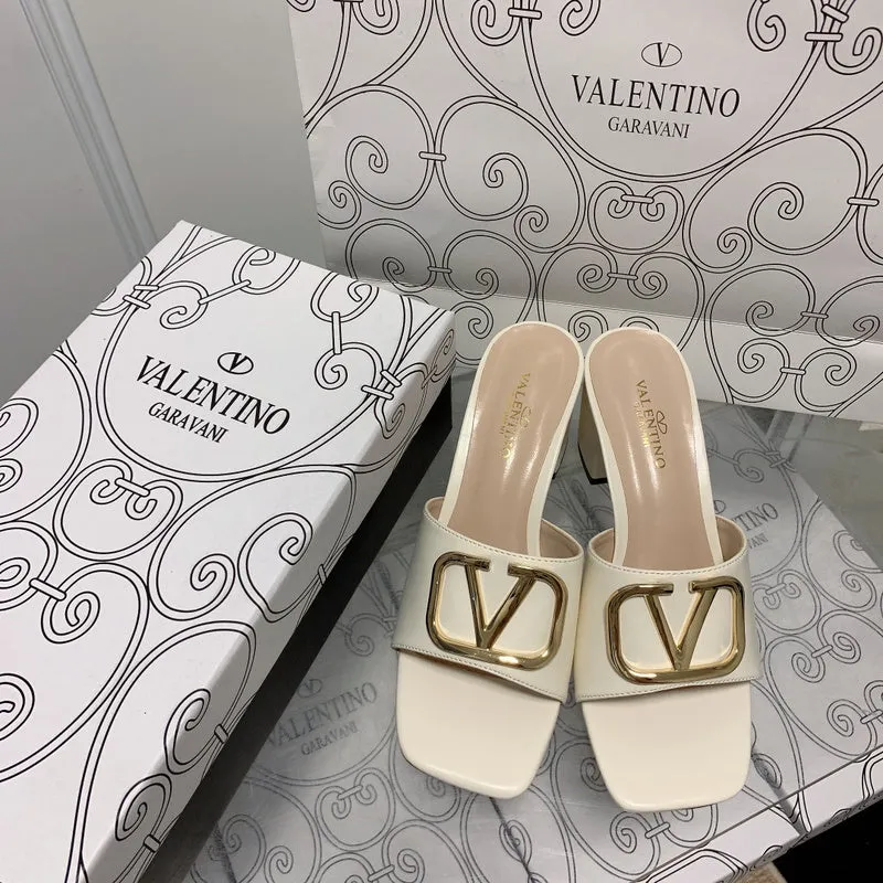 MVS15 Leather slippers Women Heel 5CM shoes 35-40 With box Reef Slippers Bottle Opener