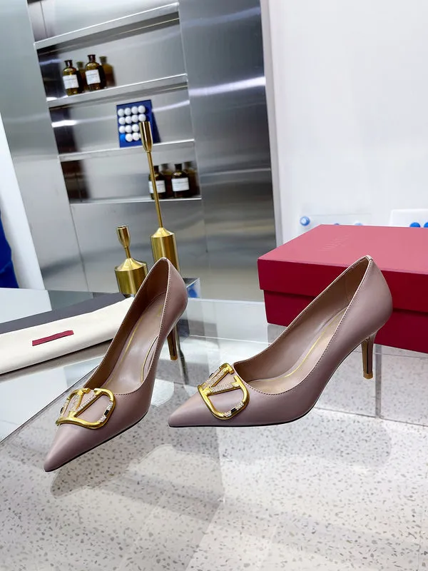 MVS16 Leather Slippers Women Heel 4,6,8CM shoes 35-43 With box Children's Penguin Slippers