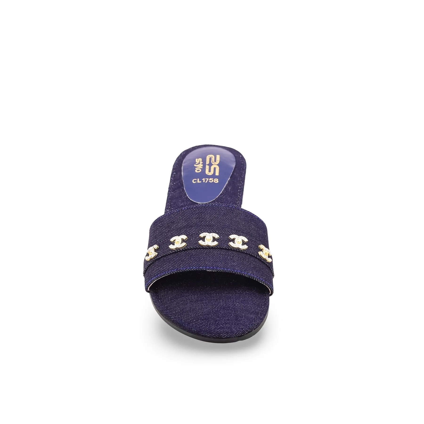 Soft Ballet Slippers Navy Casual Slipper CL1758