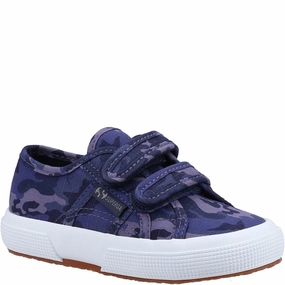 PU - midsole Superga 2750 Kids Straps Camo Ripstop Trainer