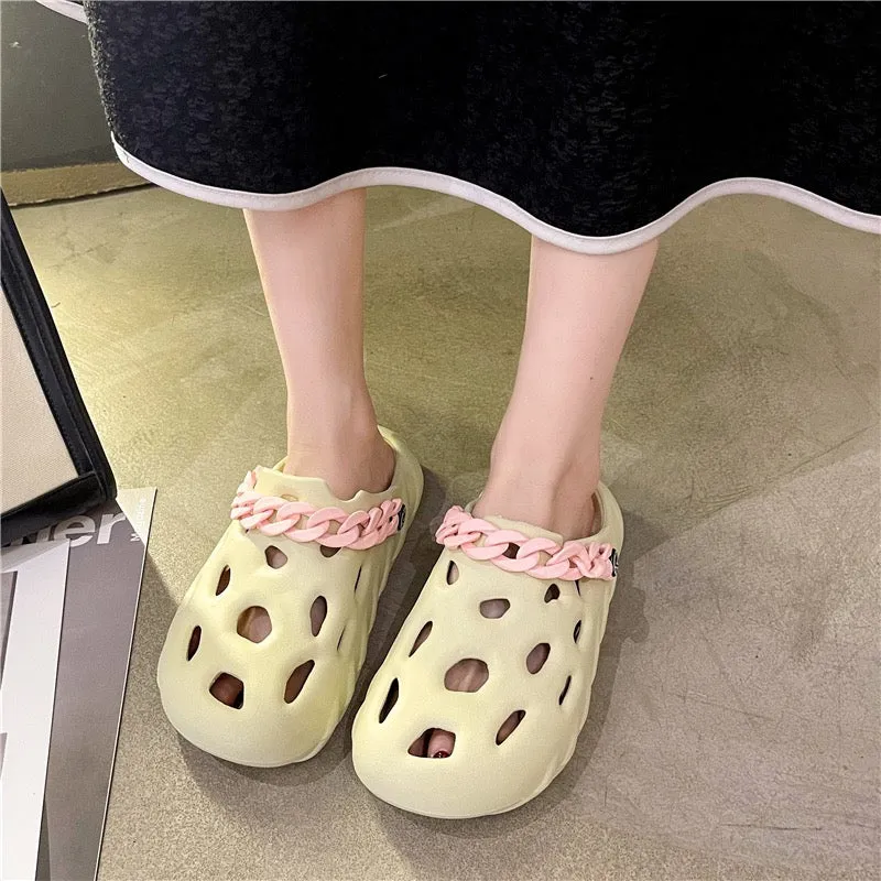 Uzzy Slippers New Summer Slippers Women Slipper Non-slip Shoes In The Bathroom Slippers Thick Slipper indoor Outdoor