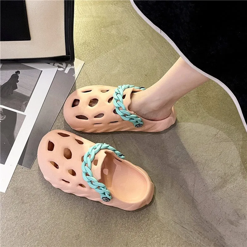 New Summer Slippers Women Slipper Non-slip Shoes In The Bathroom Slippers Thick Slipper indoor Outdoor Thanksgiving Slippers