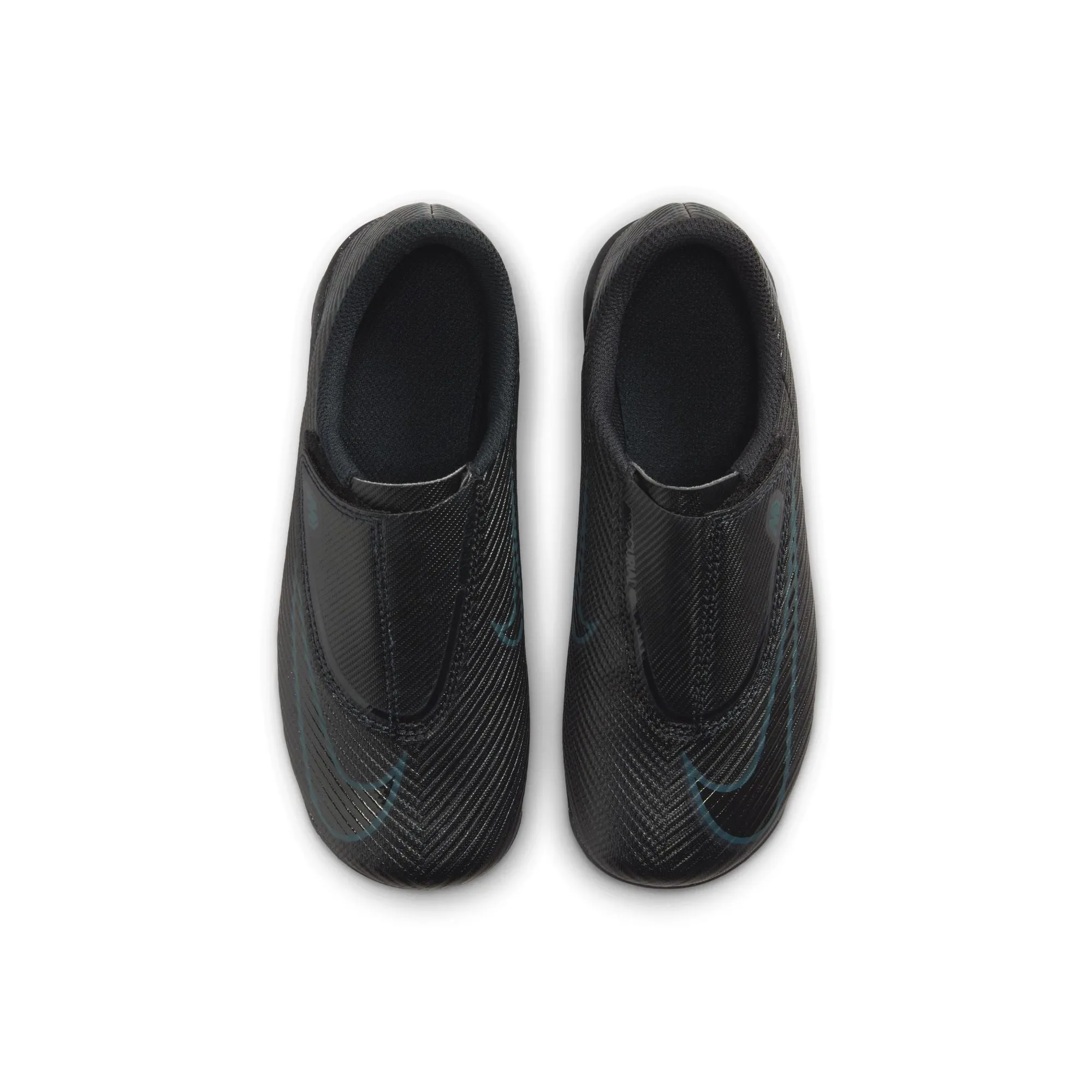 Nike Junior Mercurial Vapor 16 Club FG/MG Firm Ground/Multi Ground PS (V) Soccer Cleat -  Black/ Black Deep Jungle Soccer Cleats Shoe Laces