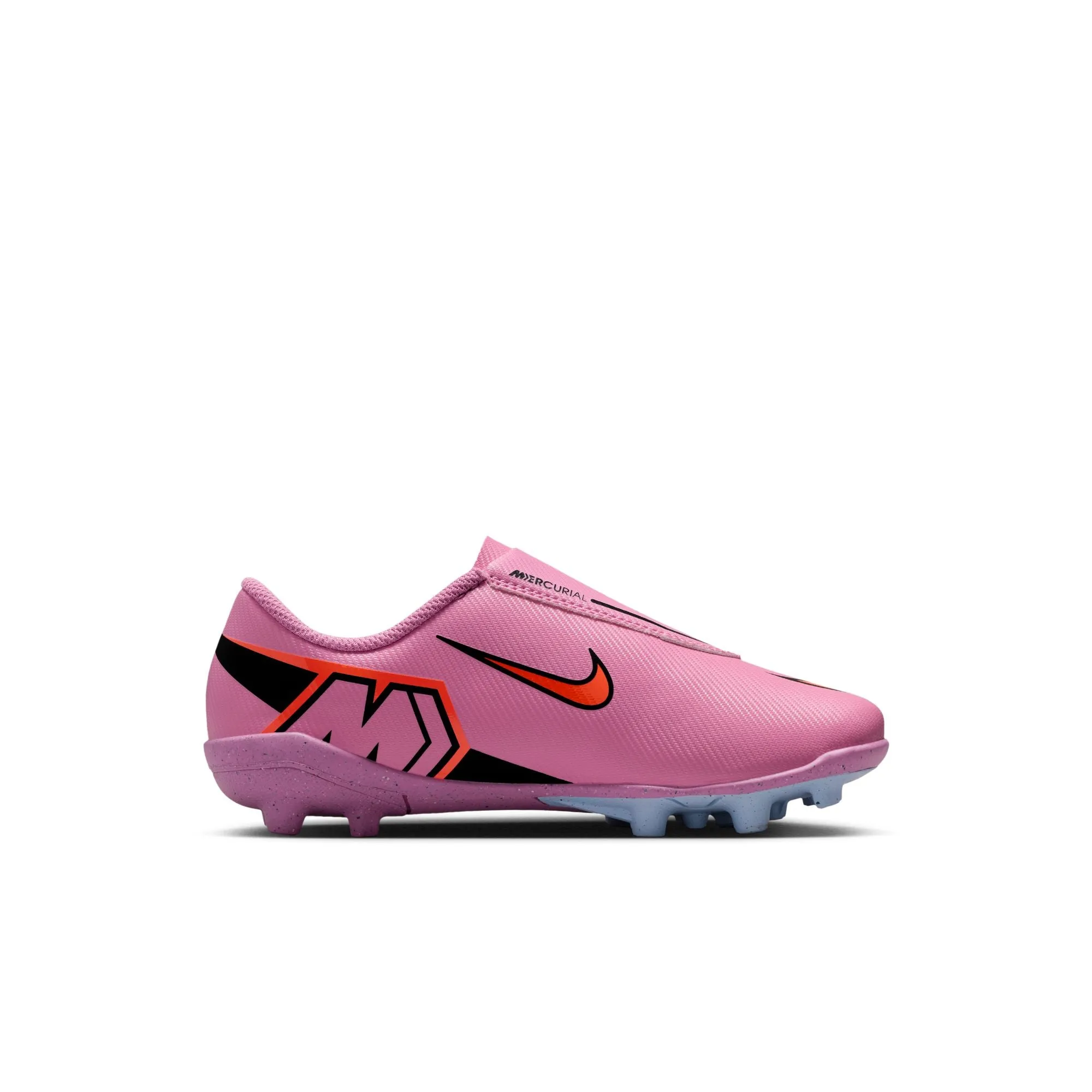Cleats Dryer Soccer Nike Junior Mercurial Vapor 16 Club MG Multi Ground PS (V) Soccer Shoes- Magic Flamingo/Black-Total Crimson