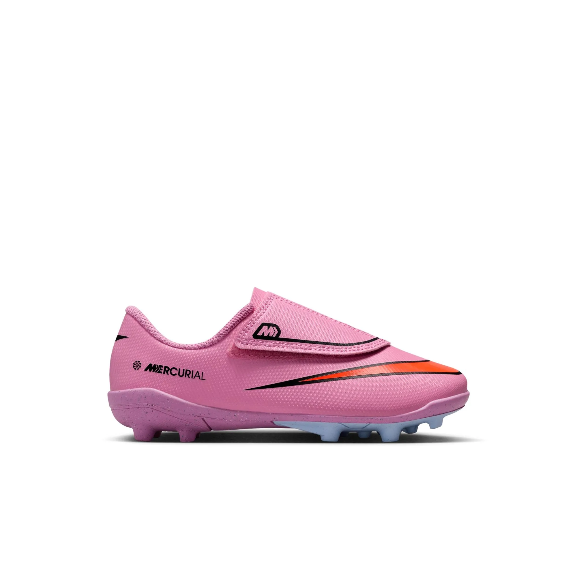 Nike Junior Mercurial Vapor 16 Club MG Multi Ground PS (V) Soccer Shoes- Magic Flamingo/Black-Total Crimson Predator Firm Ground Soccer Cleats