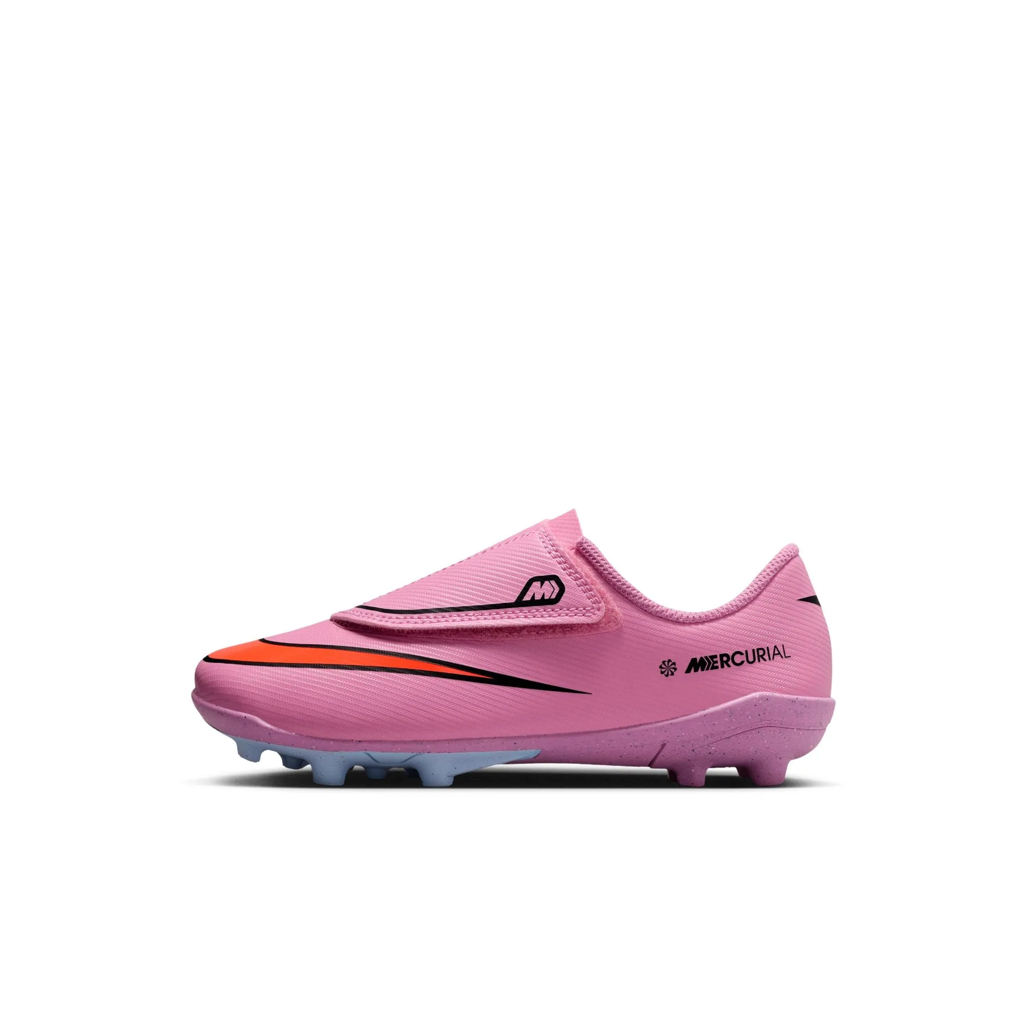 Nike Junior Mercurial Vapor 16 Club MG Multi Ground PS (V) Soccer Shoes- Magic Flamingo/Black-Total Crimson Goalkeeper Soccer Cleats