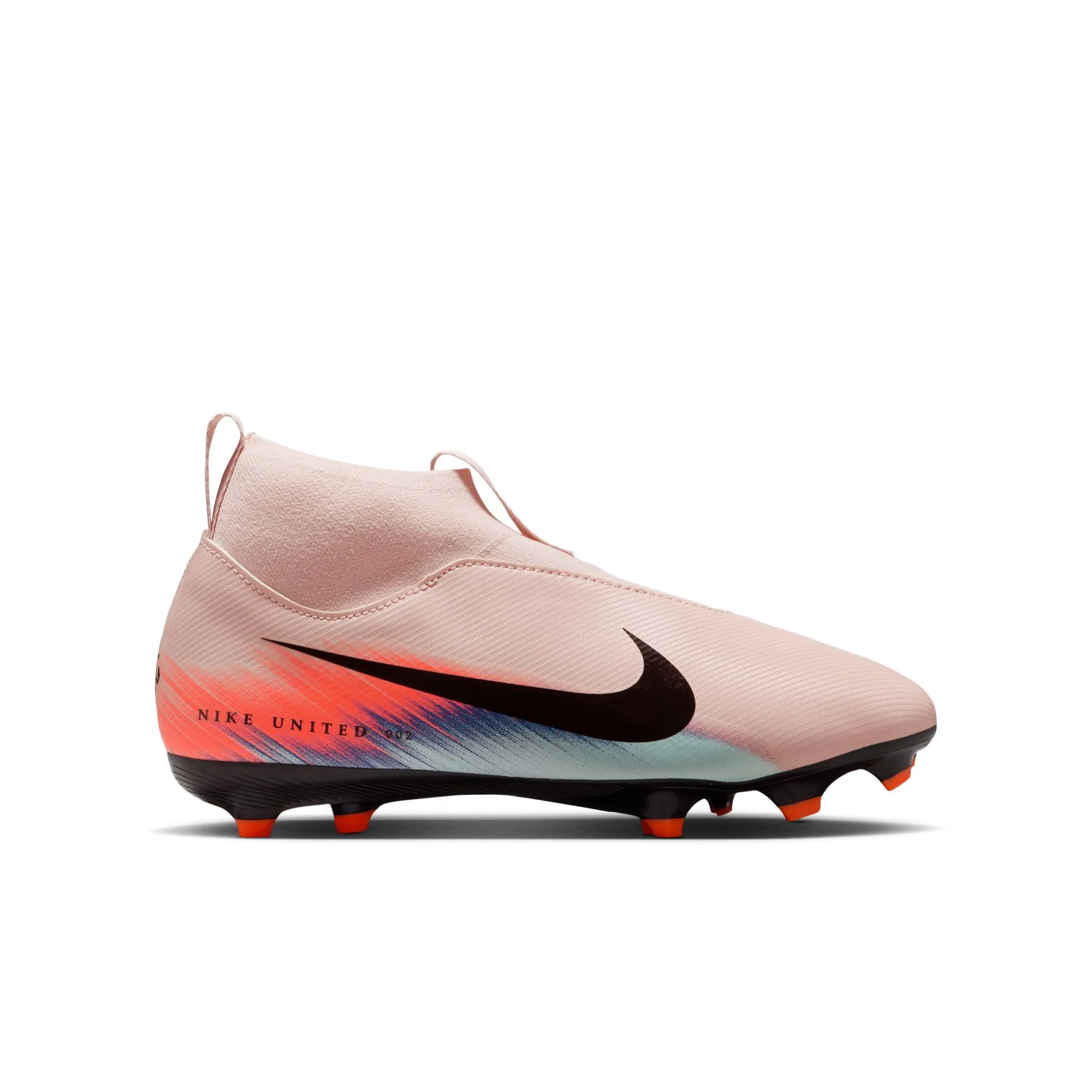 Id Soccer Cleats Nike Junior Superfly 10 Academy FG/MG Firm Ground/Multi Ground NU2 Soccer Shoes - Slit Red/Racer Blue