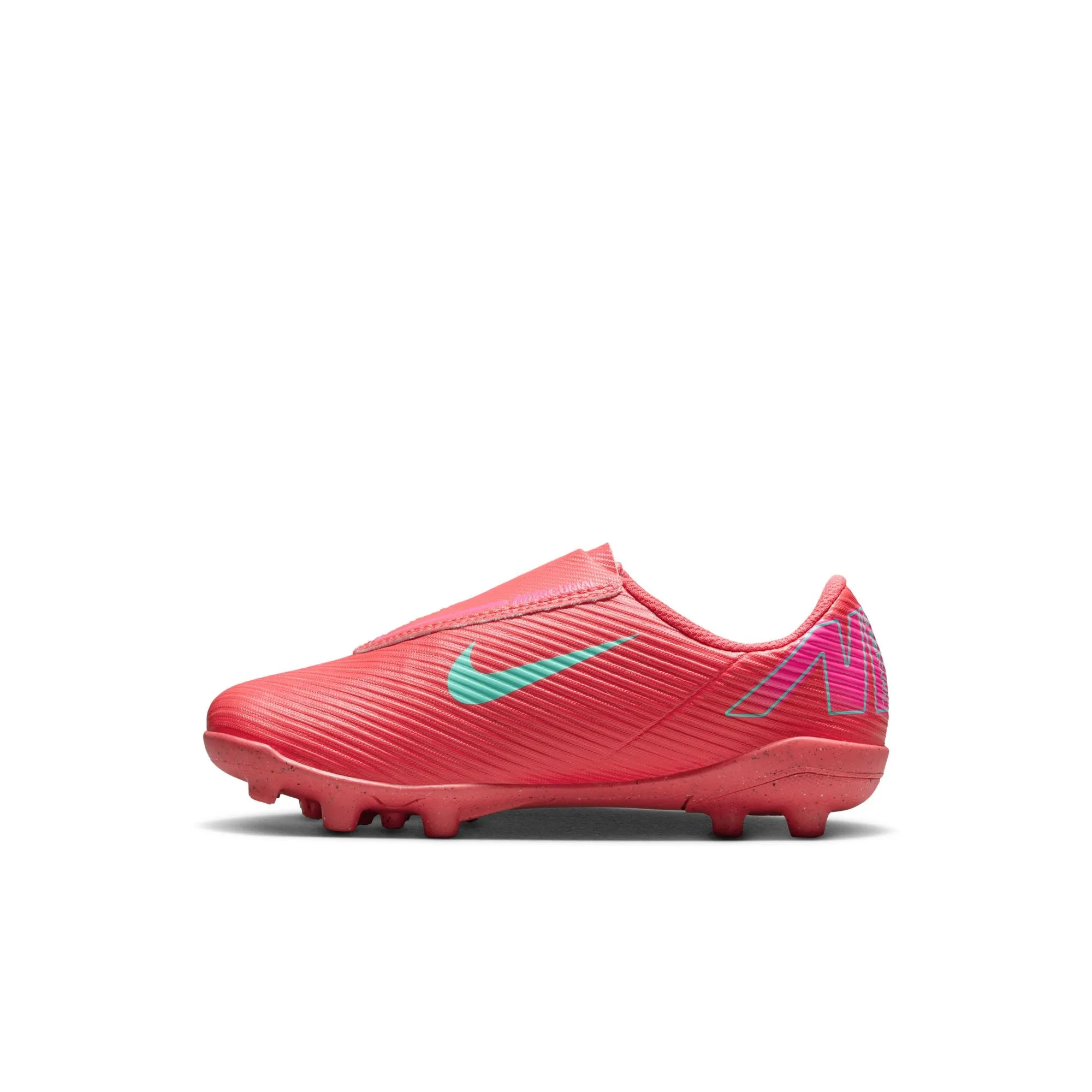 Nike Junior Mercurial Vapor 16 Club MG Multi Ground PS (V) Soccer Shoes- Ember Glow/Aurora Green Puma Soccer Cleats
