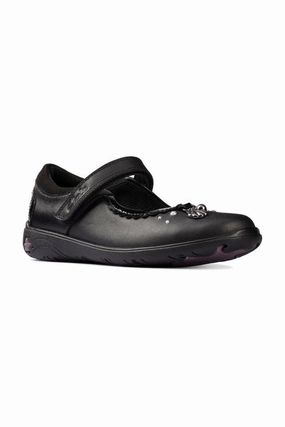 Low Top Running Clarks Sea Shimmer black leather