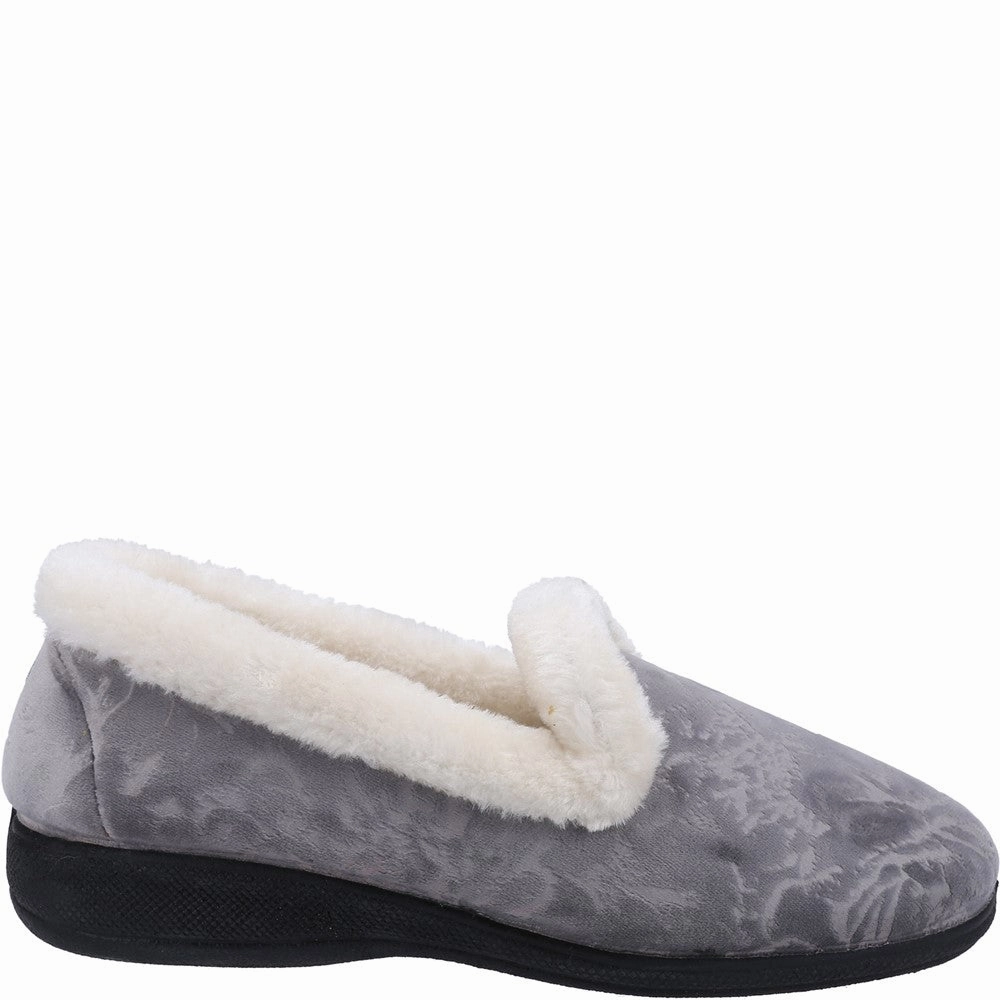 Fleet & Foster Adelaide Memory Foam Slipper Stay Relaxed Quick Slip Fit