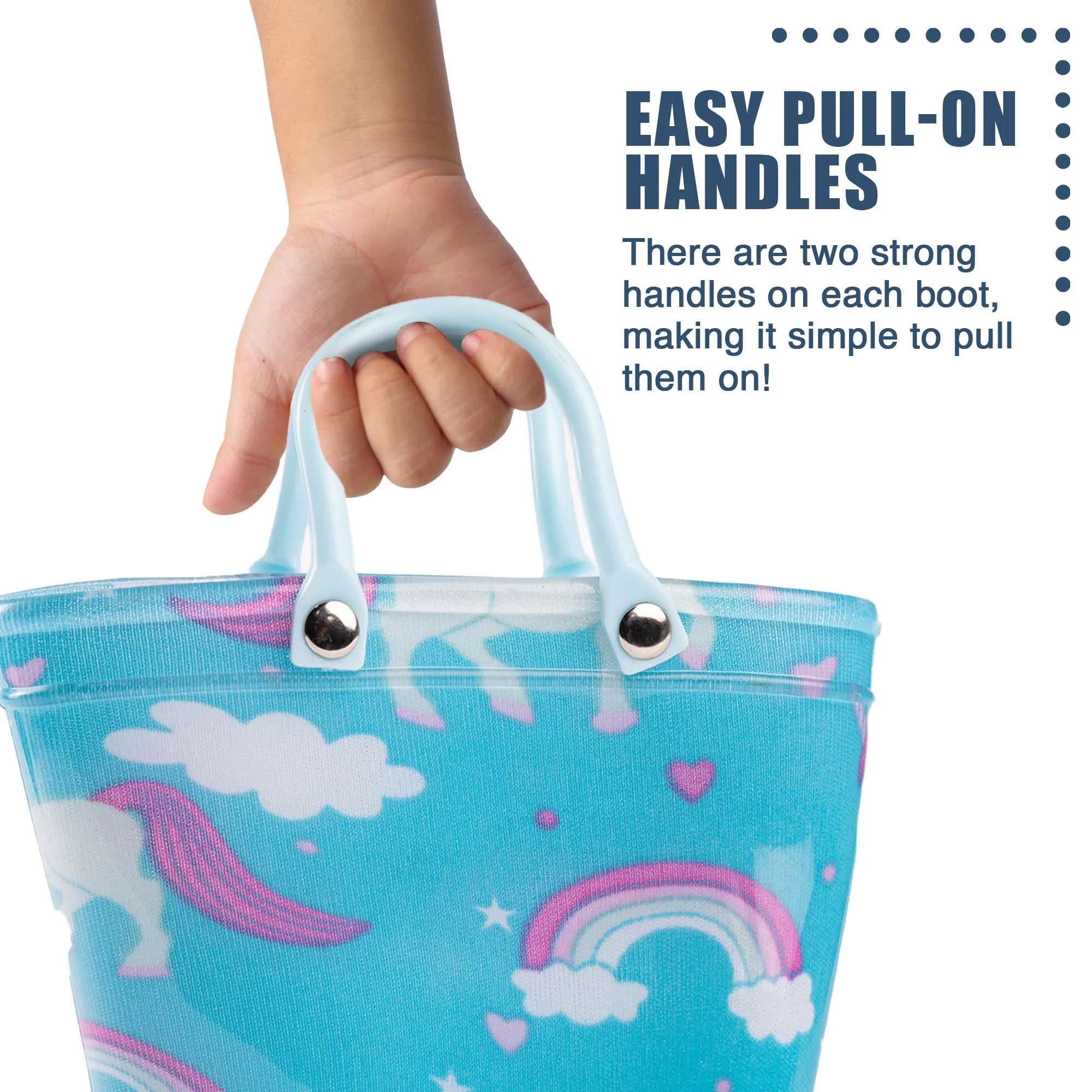 Johnston Murphy Dress Boots Norty Little Big Kids Boys Girls Waterproof PVC Rain Boots