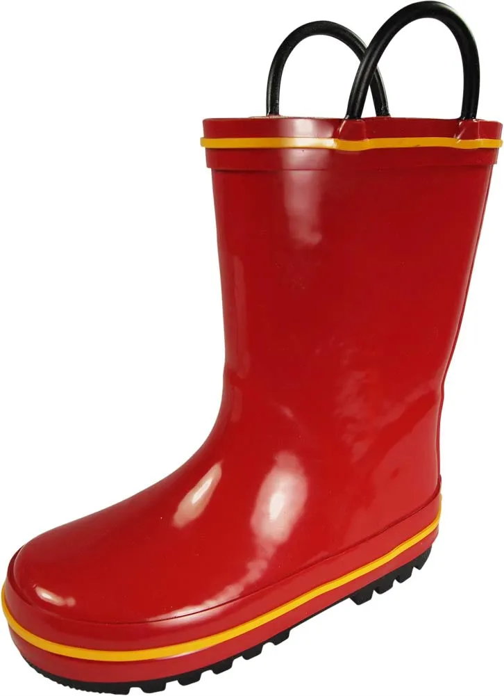 Winslow Boots Norty Toddler Waterproof Rubber Rain Boots for Kids Children Boys and Girls