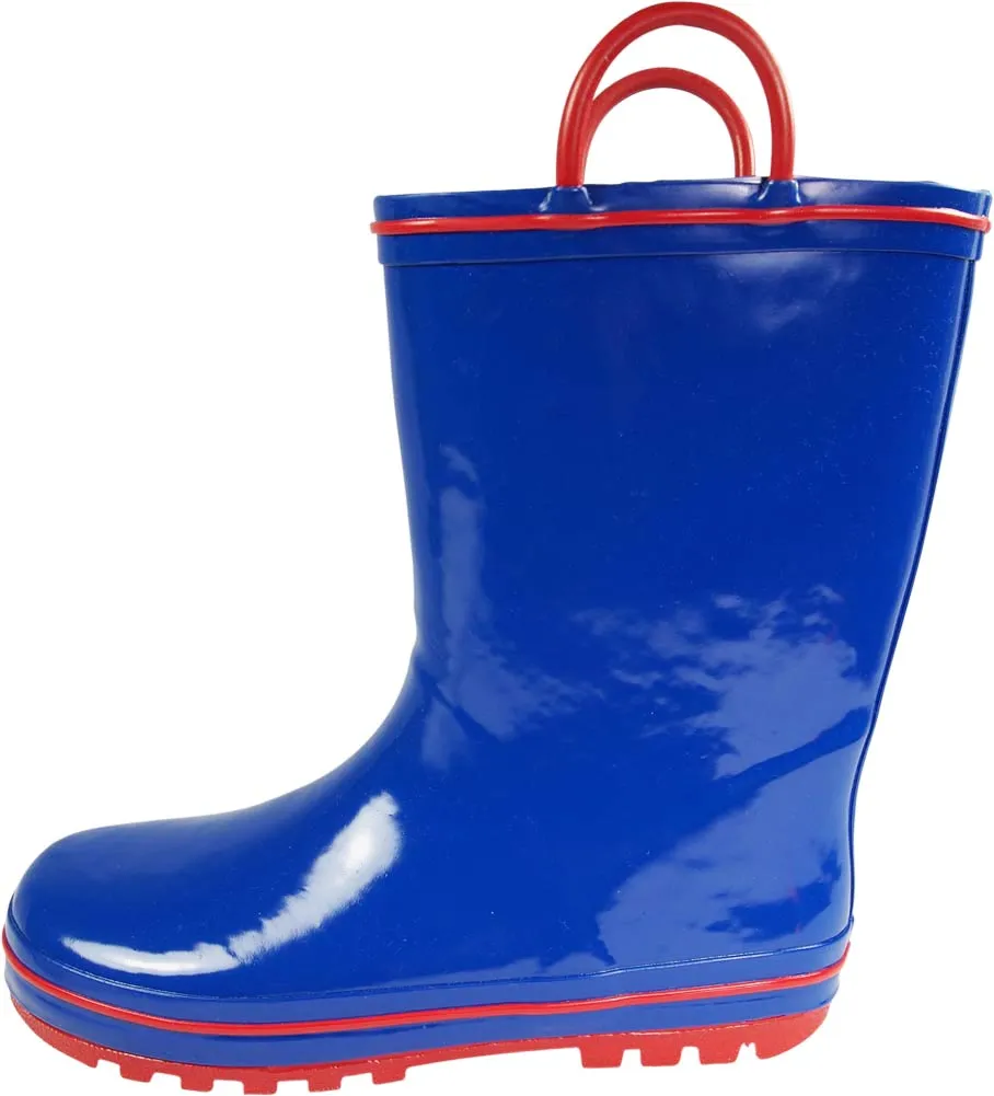Norty Toddler Waterproof Rubber Rain Boots for Kids Children Boys and Girls Target Boots