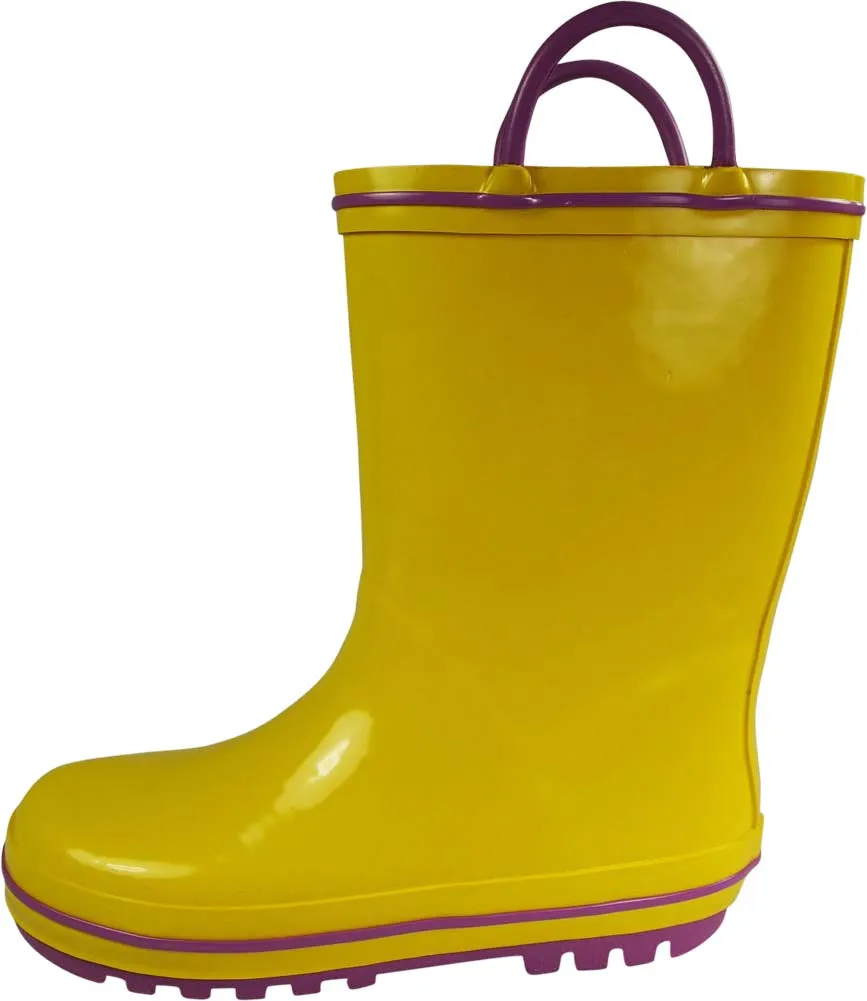Norty Toddler Waterproof Rubber Rain Boots for Kids Children Boys and Girls Boots Wellington