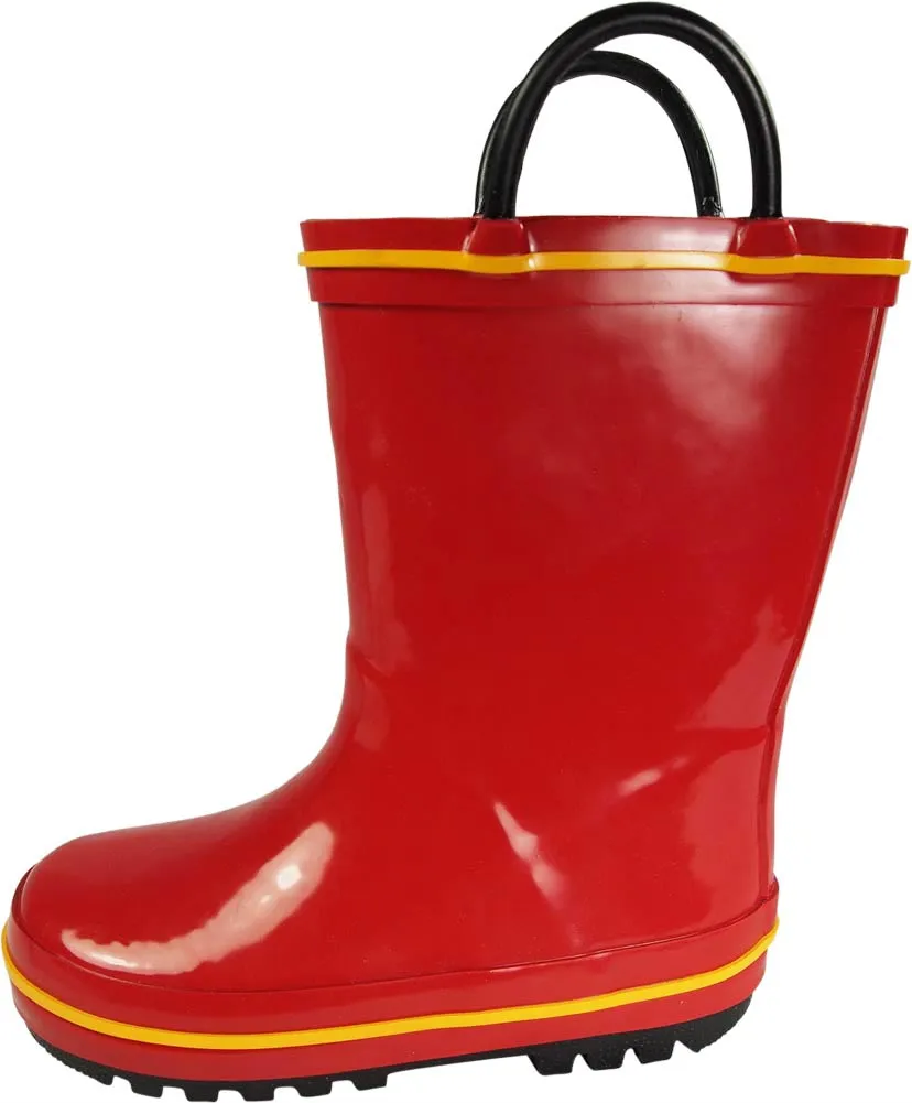 Western Boots Cheap Norty Toddler Waterproof Rubber Rain Boots for Kids Children Boys and Girls