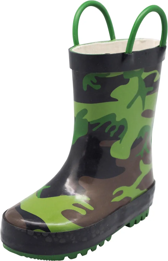 Boots Tecovas Norty Toddlers Kids Boys Girls Waterproof Rubber Printed Rain Boots -13 Patterns