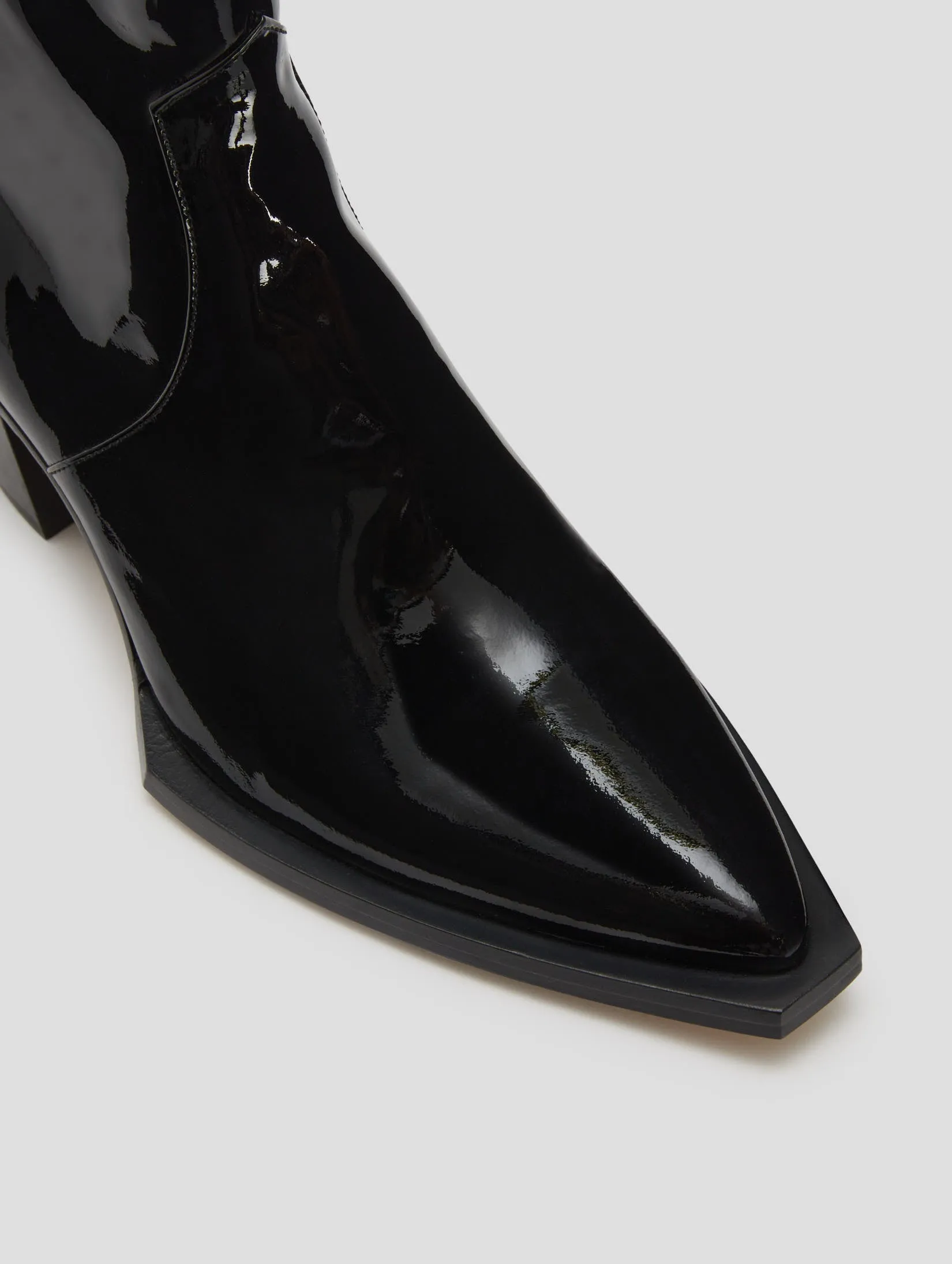 NOVA 60MM ANKLE BOOT IN BLACK PATENT Ugg Chestnut Boots