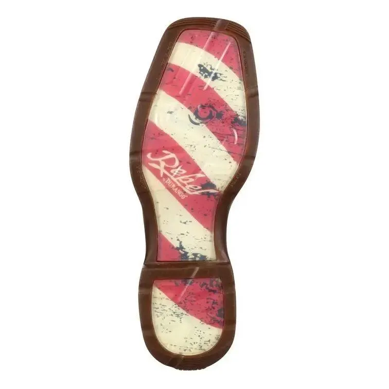 1000g Thinsulate Work Boots DURANGO REBEL PATRIOTIC PULL-ON WESTERN FLAG BOOT DB5554