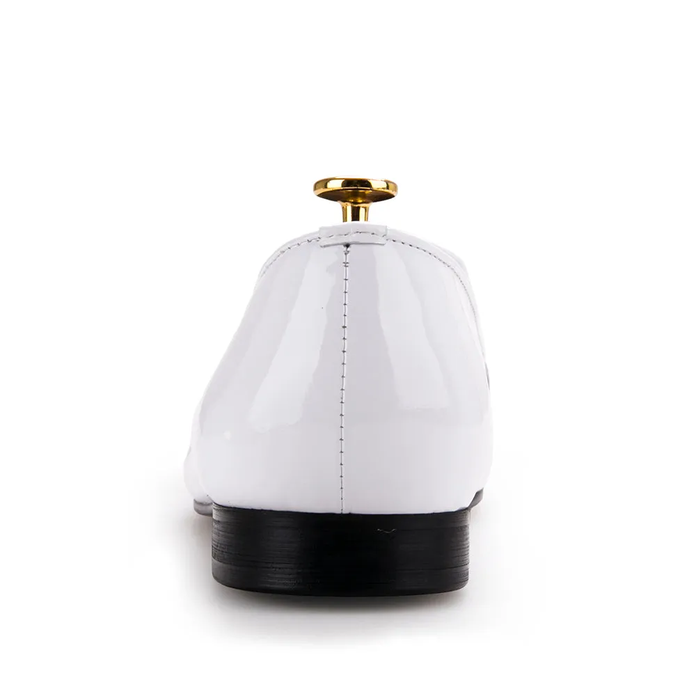 Suede Espadrille Loafers Buy OneDrop Handmade Metal Toe Skull Buckle Men Dress Shoes Patent Leather Party Wedding Prom Loafers