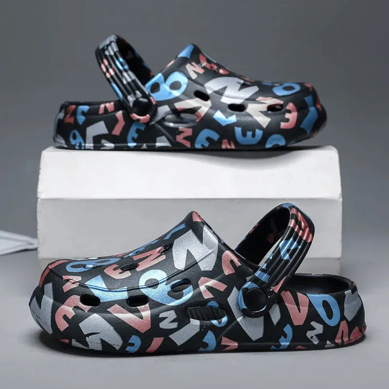 Asics Gel Nimbus Tennis Shoes Fashion Children Shoes Boys Girls Slippers Cute Garden Shoes Sandals for Kids EVA Lightweight Waterproof Boy Sandal Clogs