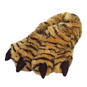 Orange Tiger Paw Slippers Cute Slippers For Adults