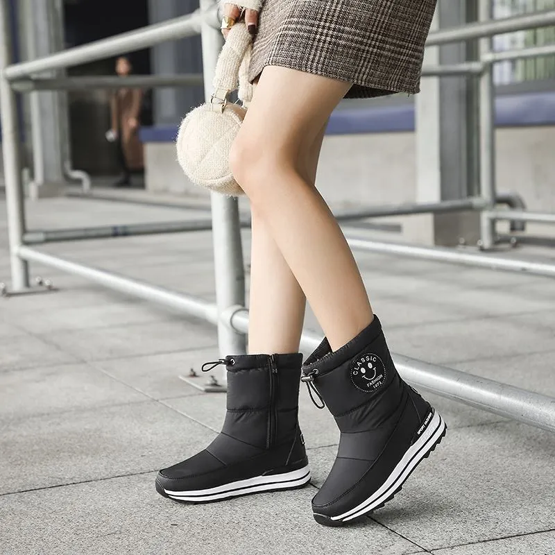 Original MORAZORA Plus size 34-43 Snow boots for women shoes zipper keep warm thick fur winter boots fashion ankle boots female Columbia Expeditionist Shield Snow Boot