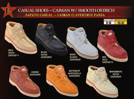 The Computer Who Wore Tennis Shoes Cast Oxfords High Top Exotic Skin Authentic Genuine Skin Italian Tennis Dress Sneaker Shoes For Men Los Altos Men'S Genuine Caiman ~ World Best Alligator ~ Gator Skin W/ Smooth Ostrich Lace Up Casual Shoes Mens Ostrich S