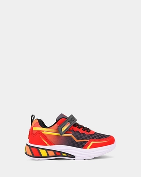 Aero Black/Red Pastel color entry - level running shoes
