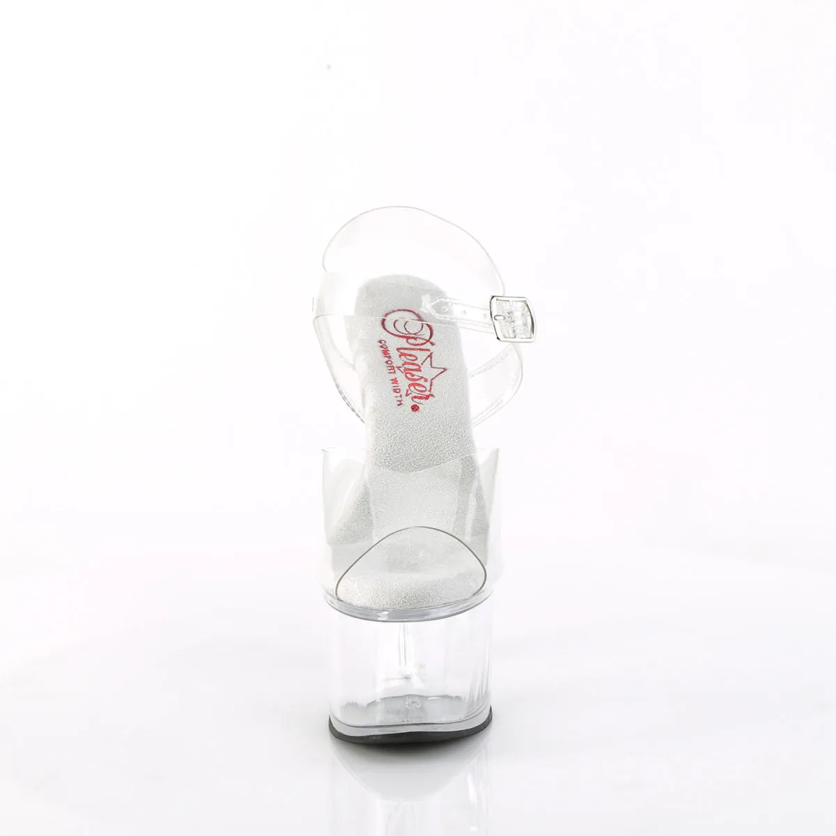 Court Shoes Asics PASSION-708 Pleaser Clear Sexy Platform Shoes (Pole Dancing Heels)