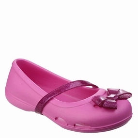 Crocs Kids Lina Flat Boardwalk Glam