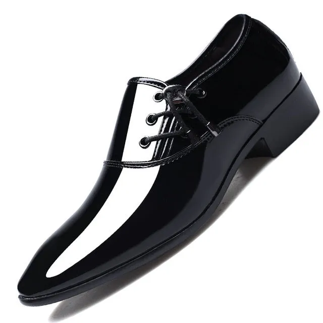 Spring Dress Shoes Patent leather shoes dress shoes for men