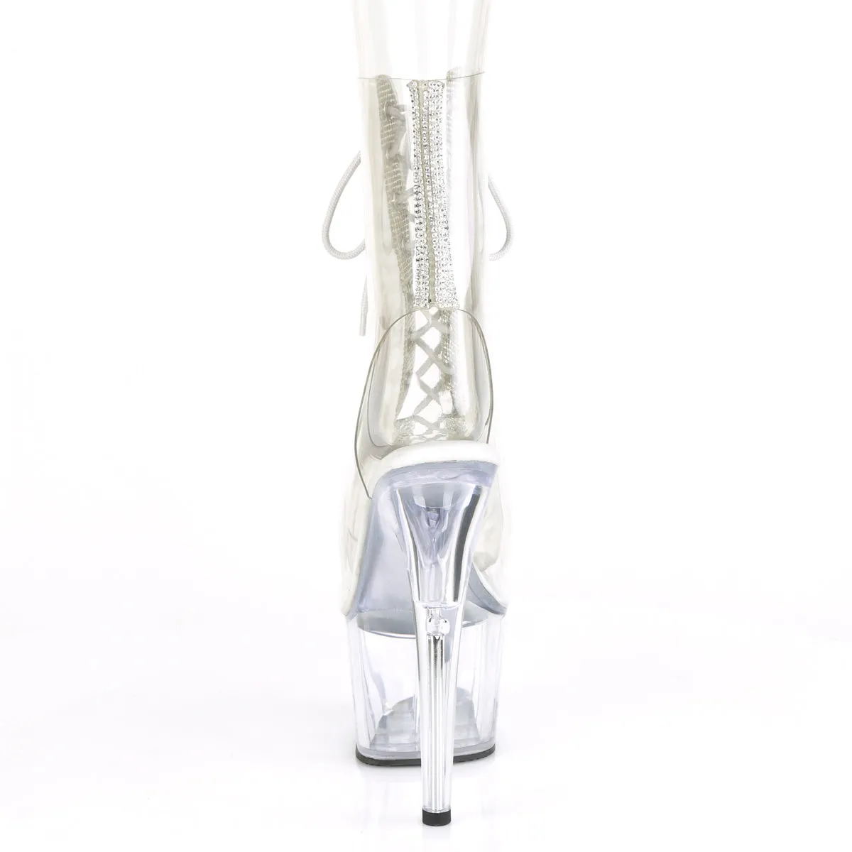 Asics Shoes Differences ADORE-1016C-2 Pleaser Clear Sexy Platform Shoes (Pole Dancing Heels)