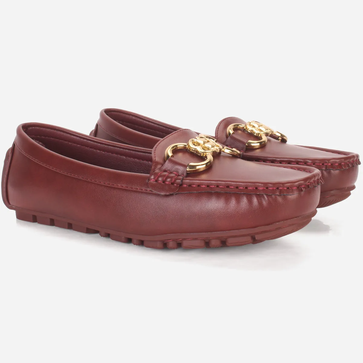 Womens "KITTO" Flat Comfy Slide In Moccasins Shoes Dressy Flats