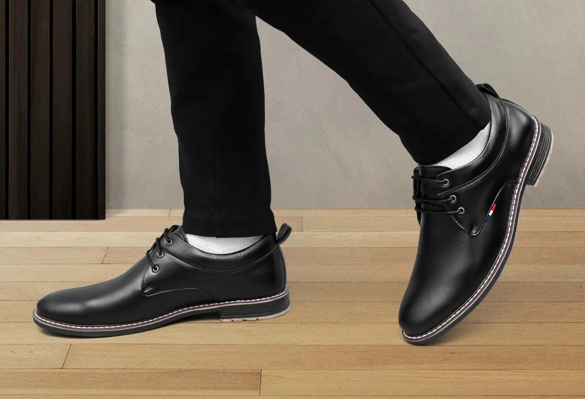 Toro Blu Men's Lace Up Formal Shoes Shoe Cabinet Dresser