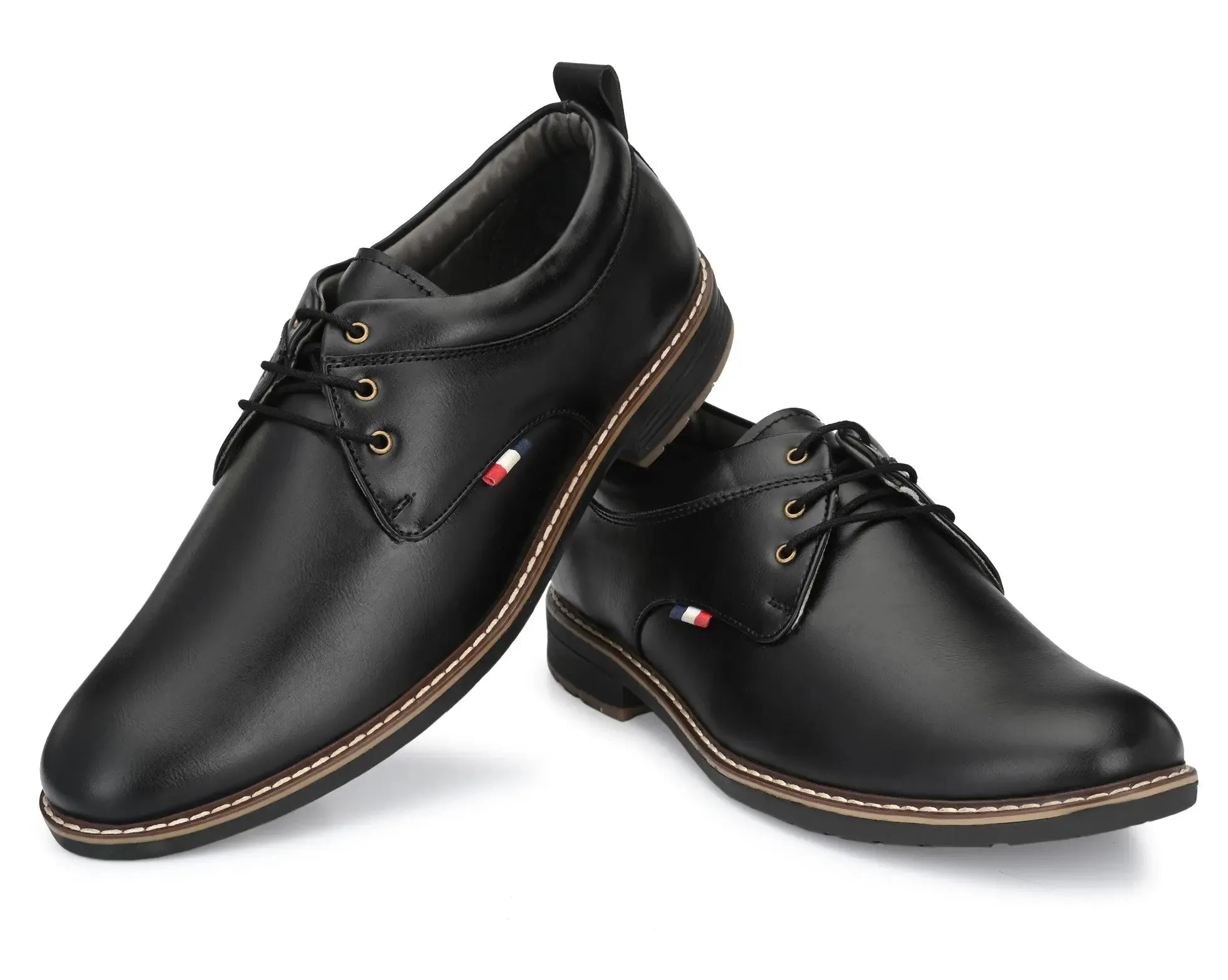 Toro Blu Men's Lace Up Formal Shoes Wide Width Comfortable Dress Shoes