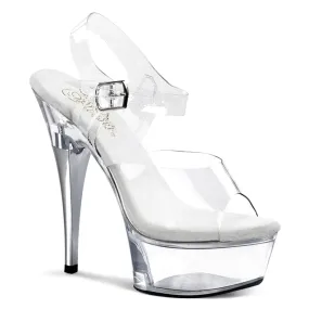 CAPTIVA-608 Pleaser Clear Sexy Platform Shoes (Pole Dancing Heels) Asics Streetwear Shoes