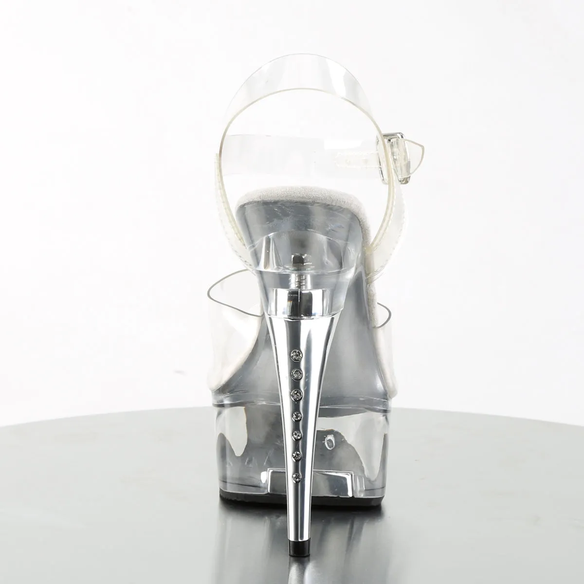 CAPTIVA-608 Pleaser Clear Sexy Platform Shoes (Pole Dancing Heels) Asics Gel Nimbus 18 Running Shoe Size 8