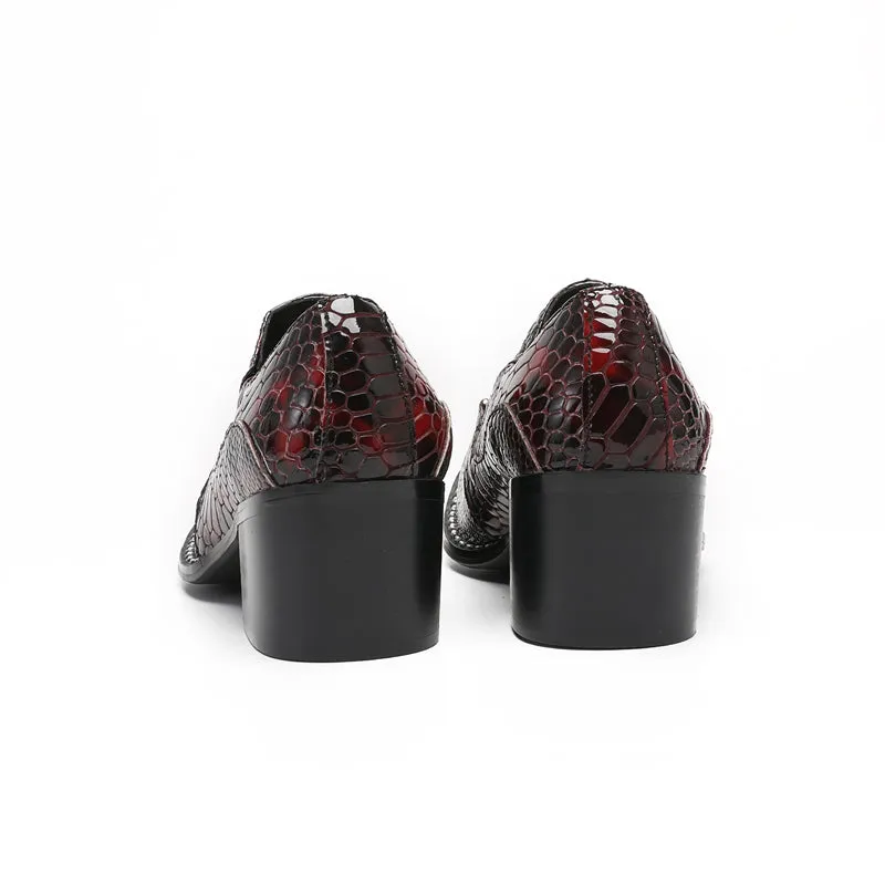 Dlats Military Leather Oxford Dress Shoe Lustrvo Special Occasion Loafers